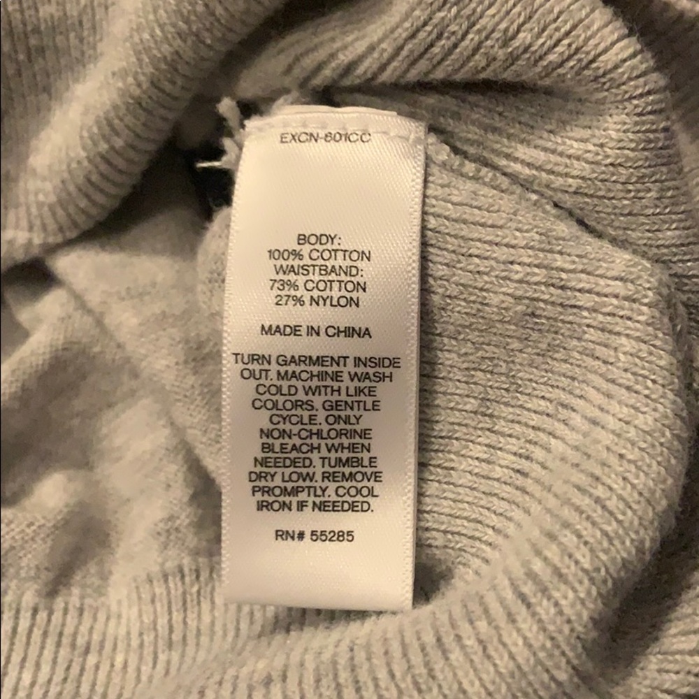Express Grey Ribbed Shirt - Picture 8 of 10